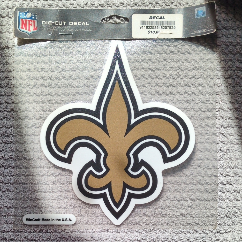 NFL New Orleans Saints Die-Cut Decal
